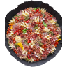 Огромный съедобный букет с закусками «Римские каникулы»