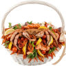 Корзина с морепродуктами и крабом «Шёпот Океана»